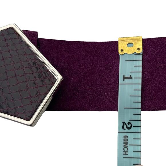 One of a Kind Banana Republic Purple Suede Leather Belt - Size Small - Picture 4 of 7